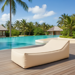 Şezlong Armut Yatağı SunBed Plus – Su Geçirmez & Outdoor Konforu