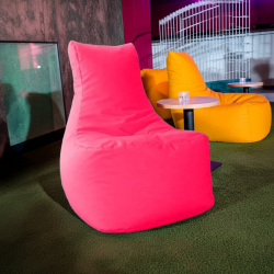 Kılıf içi boş, yumuşak armut koltuk; kafe, ev, bahçe ve balkon kullanımına uygun klasik tasarım.