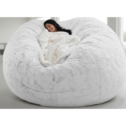 Dev İki Kişilik Peluş Armut Yatağı | Ultra Konfor