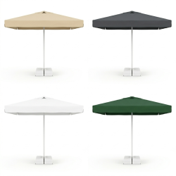 3x3 Metre Bahçe Şemsiyesi | Alüminyum Gövde & İpli Sistem