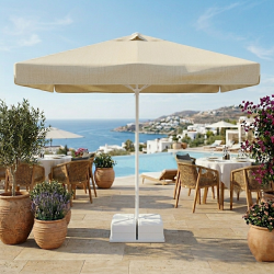 3x3 Metre Bahçe Şemsiyesi | Alüminyum Gövde & İpli Sistem