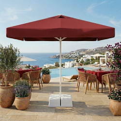 3x3 Metre Bahçe Şemsiyesi | Alüminyum Gövde & İpli Sistem